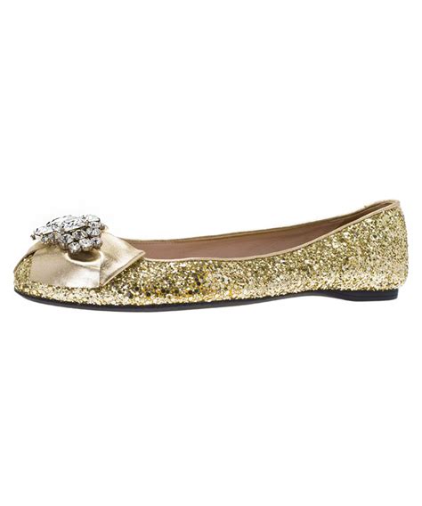 miu miu glitter ballet flats|ballet flats price tag.